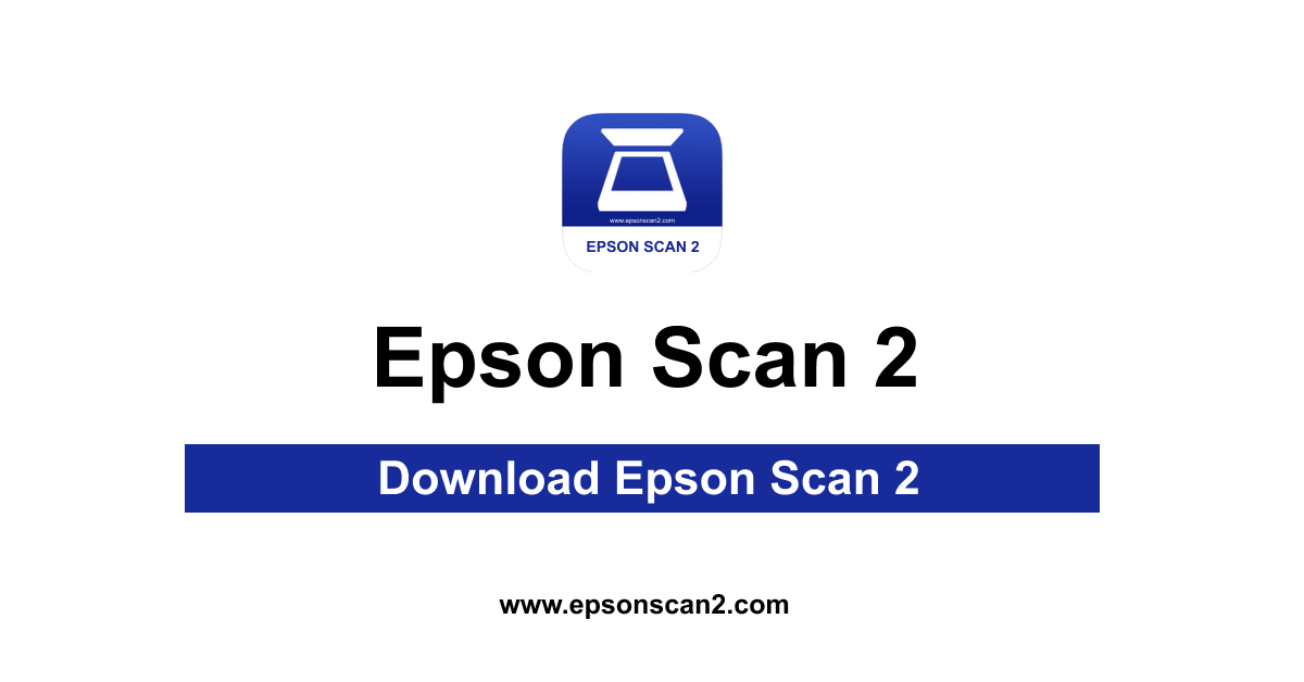 epson scan 2 app
